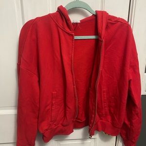 Garage cropped hoodie